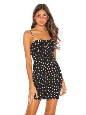 Bellah Polka Dot Mini Dress